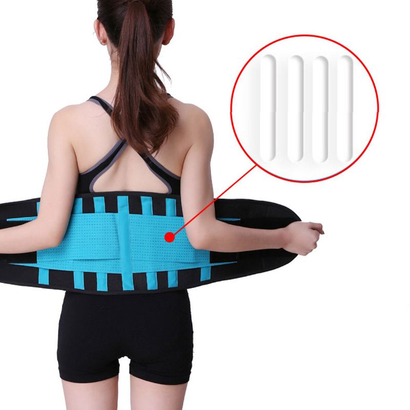 90~130cm Spodní Pas Bederní Opěrka Zad Elastická Výztuha Prodyšná Síťovina Pot Sauna Keep Fit