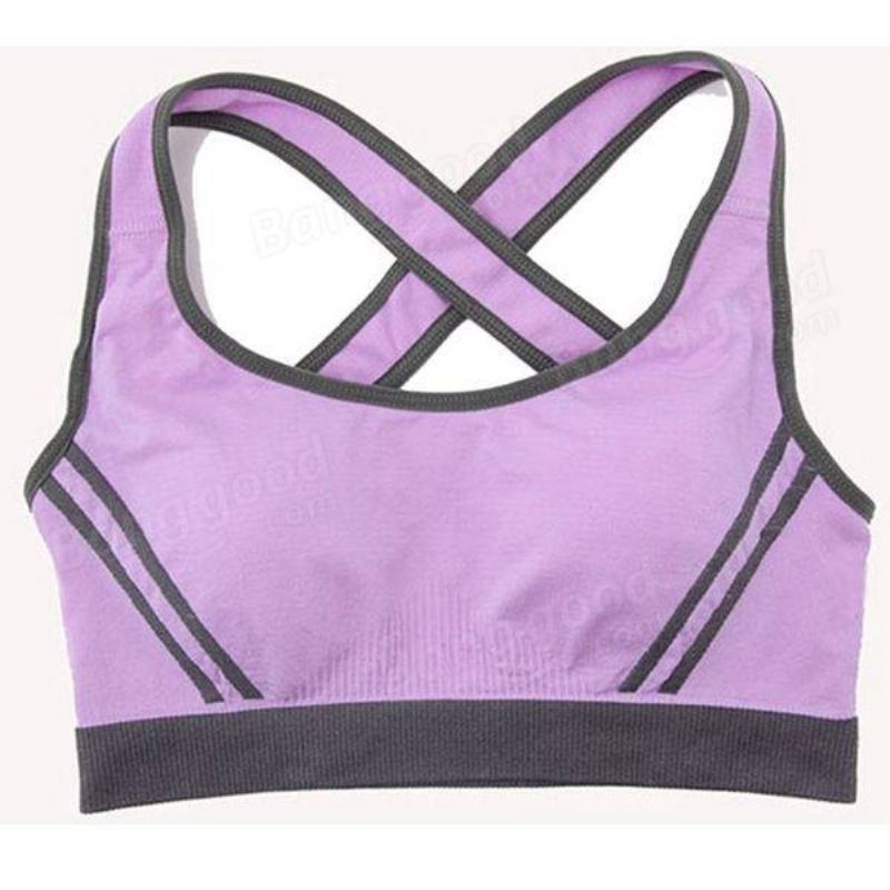 Bezdrátové Spodní Prádlo Na Jógu Sportovní Oblečení Cross Sports Bra Seamless And Comfort