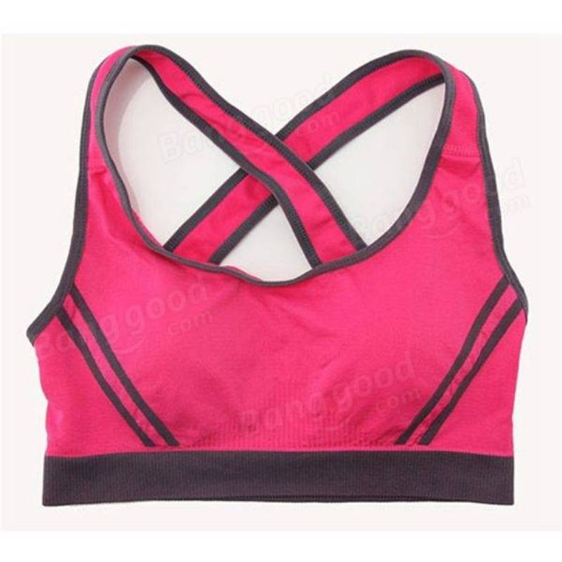 Bezdrátové Spodní Prádlo Na Jógu Sportovní Oblečení Cross Sports Bra Seamless And Comfort