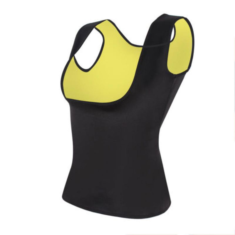 Dámská Zeštíhlující Vesta S Horkým Potem Body Shaper Control Neopren Břicho Fat Burner Shapewear Tepláková Souprava