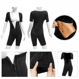 Dámské Shapewear Celotělové Sweat Shaper Hubnutí Fitness Tělocvična Sportovní Sauna Suit Vesta