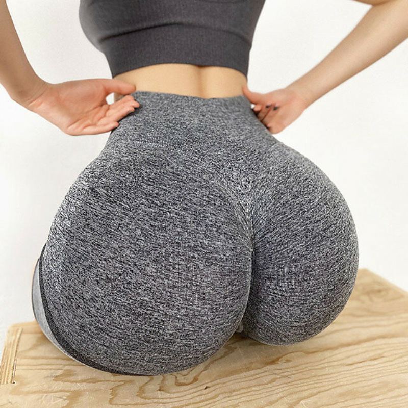 Dámské Šortky Na Jógu S Vysokým Pasem Nylon Spandex Fitness Tělocvična Cvičení Běh Sport Aktivní Oblečení Kontrola Butt Lift Prodyšné Letní Sportovní