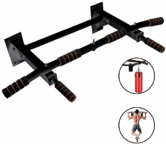 Doorway Wall Mounted Pull Up Bar Heavy Duty Chin Gym Cvičení Trénink Fitnes Domácí Fitness Vybavení Pro Silový