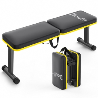 Doufit Flat Weight Bench Skládací 1000 Lbs Nosnost Pro Silový Trénink Press Lavice Pro Domácí Posilovnu Cvičení Lavička Se Zátěží A Snadné Přenášení