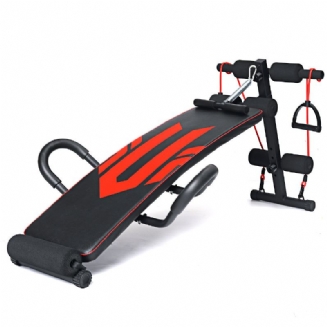 Geemax Sb-02 Nastavitelná Sedací Lavice S Fitness Lanem Posilovač Pružin Push-up Loketní Opěrky Pro Prodloužení Zad Domů Sport Zařízení Pro Trénink Břicha