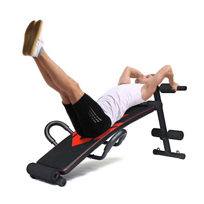 Geemax Sb-02 Nastavitelná Sedací Lavice S Fitness Lanem Posilovač Pružin Push-up Loketní Opěrky Pro Prodloužení Zad Domů Sport Zařízení Pro Trénink Břicha