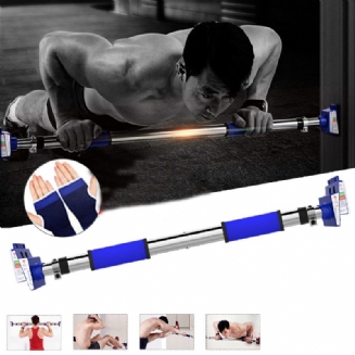 Nastavitelné Ocelové Dveřní Horizontální Tyče Sport Home Gym Pull-up Training Bar Fitness Cvičební Nástroje