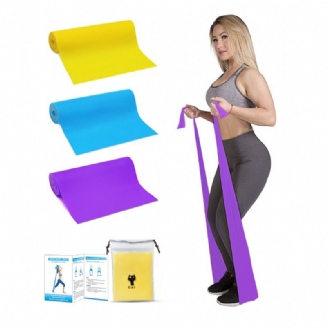 Odporové Gumy Na Jógu 8-24 Lb Tréninkové Stahovací Lano Protahování Pilates Expander Domácí Posilovna Fitness