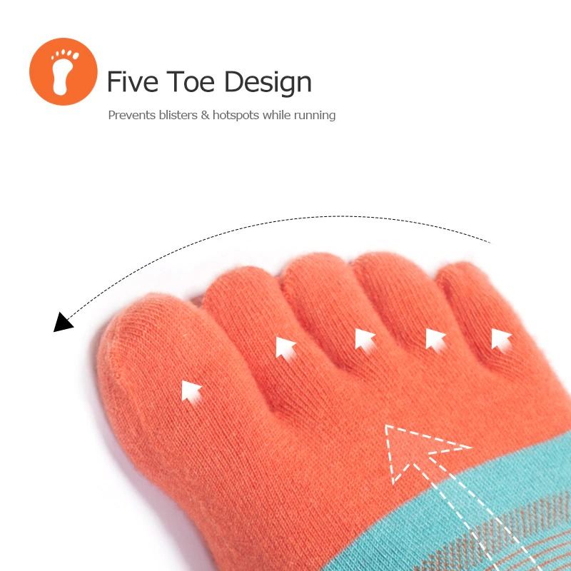 Pětiprstové Ponožky Lehké Prodyšné Pro Běh 3ks