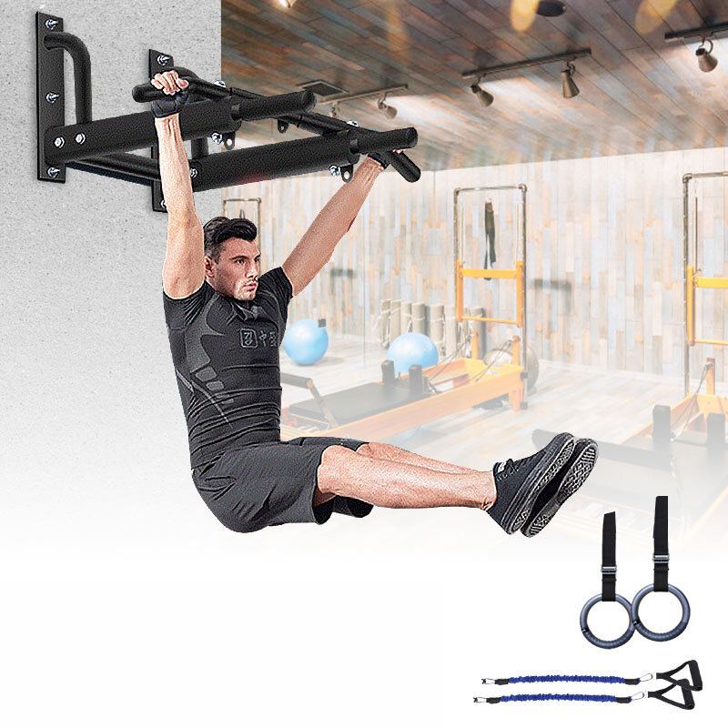 Posilovací Nástěnná Tyč Pull Up Bar Domácí Trénink Bradla Na Bradu Nástroje Pro Fitness Cvičení