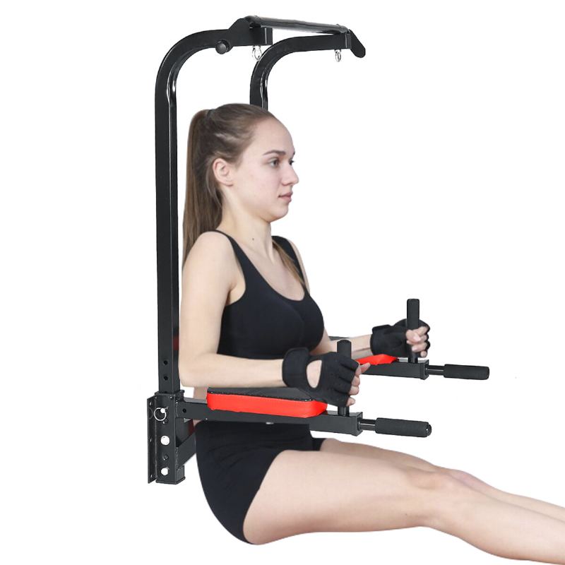 Pull Up Bar Nástěnný Držák Chin Up Dip Station Power Tower Gym Home Fitness Sport