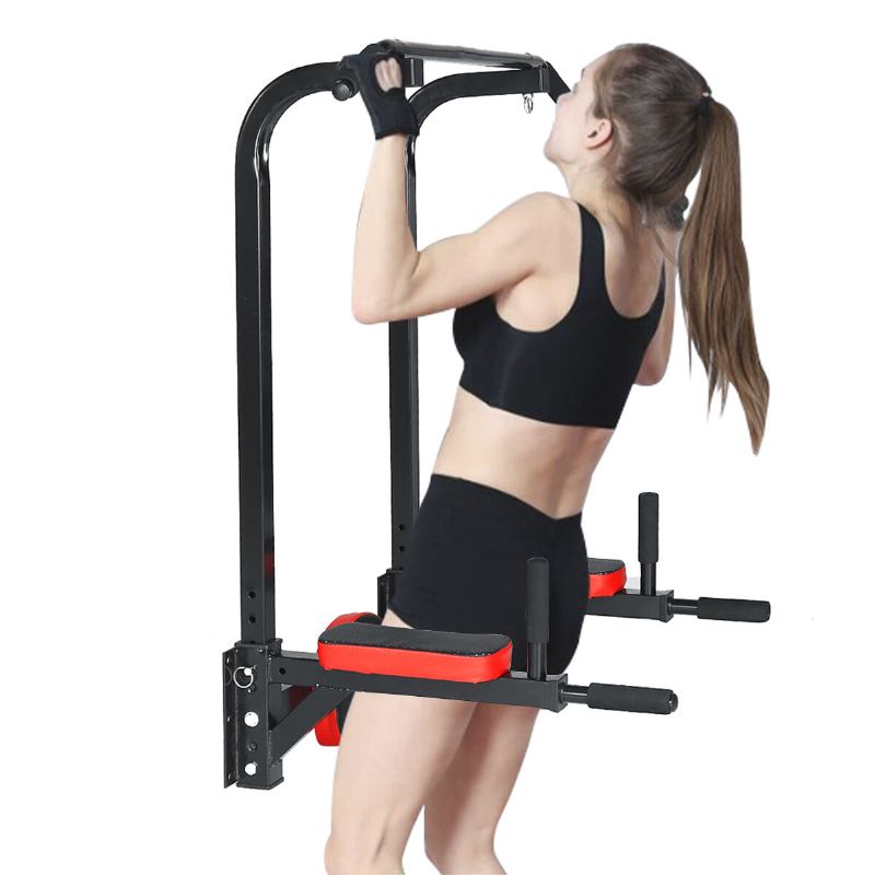 Pull Up Bar Nástěnný Držák Chin Up Dip Station Power Tower Gym Home Fitness Sport