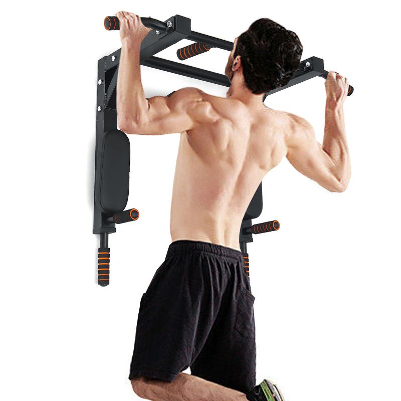 Pull Up Bar Nástěnný Držák Chin Up Dip Station Power Tower Gym Home Fitness Sport