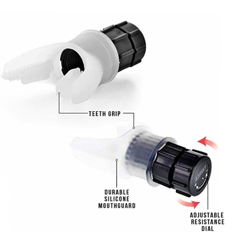 Vybavení Pro Trénink Plic Silikonový Dýchací Náustek