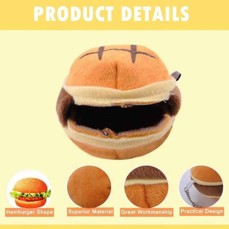 Hamster Hamburger Soft Cozy Sleeping Bed Fun Toy