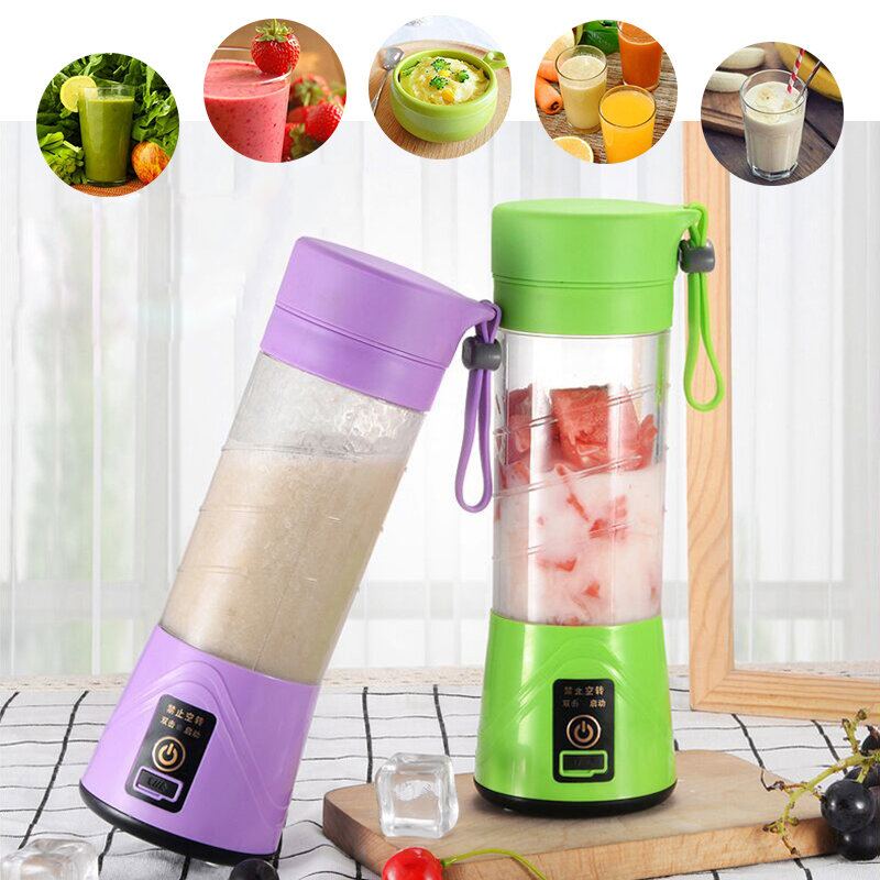 400ml Přenosný Usb Elektrický Ovocný Odšťavňovač Smoothie Maker Lahví Na Zeleninový Džus