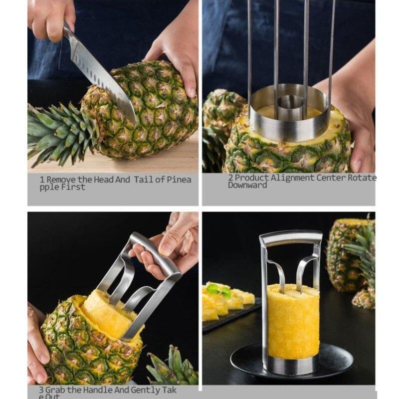 Kuchyňská Vykrajovátka Z Nerezové Oceli Ruční Na Ananas