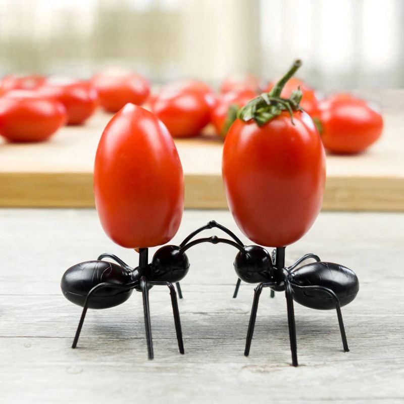 Mravenci Krmivo Ovocné Trsátka Dekorace Vidličky Ve Tvaru Mravence 12 Ks