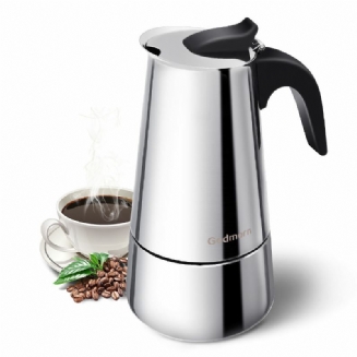 Výrobník Espressa S Varnou Deskou Godmorn Moka Konvička 450 Ml/15 Oz/9 Šálků Classic Cafe Percolator Maker Z Nerezové Oceli Vhodné Pro Indukční Vařiče