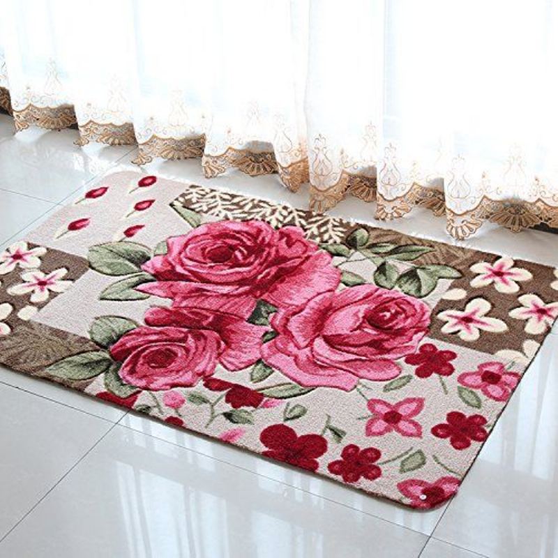 1 Rose Carpet Podlahová Rohož Ručně Vyrobený Koberec Protiskluzový Moderní Do Kuchyně Rugsrose