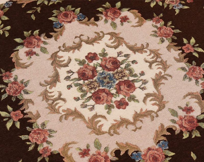 Dornier Jacquard Carpet Koberec S Kulatou Plochou Rusitc Floral Carpets Omyvatelné Koberce Pro Ložnici Ve Vstupní Hale