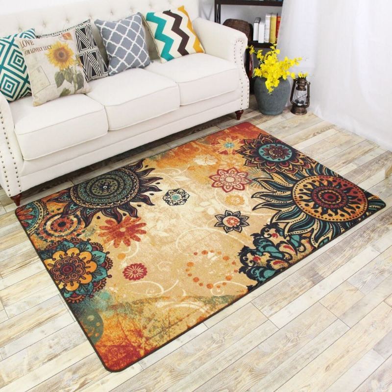 Současný Boho Retro Styl Koberce Do Obývacího Pokoje Neklouzavé Vnitřní/venkovní Roberní 39" X 59"