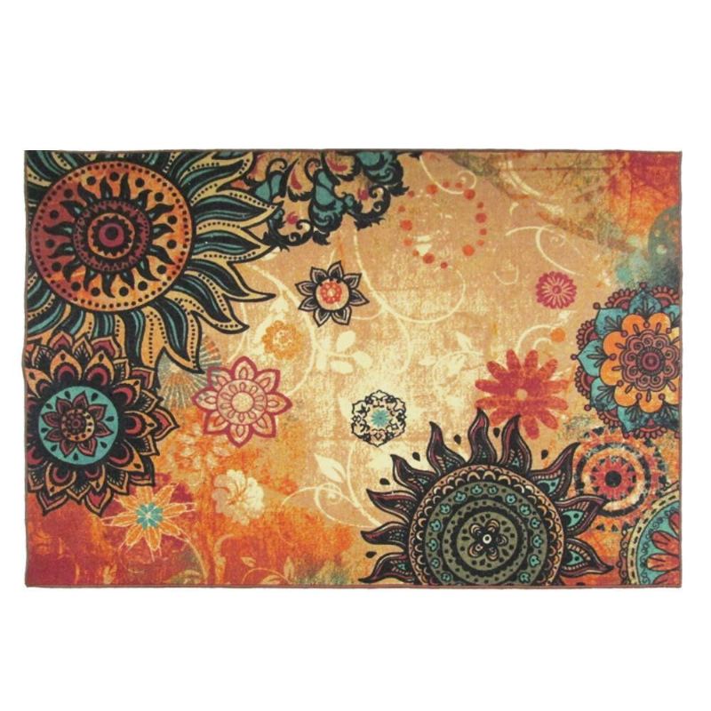 Současný Boho Retro Styl Koberce Do Obývacího Pokoje Neklouzavé Vnitřní/venkovní Roberní 39" X 59"