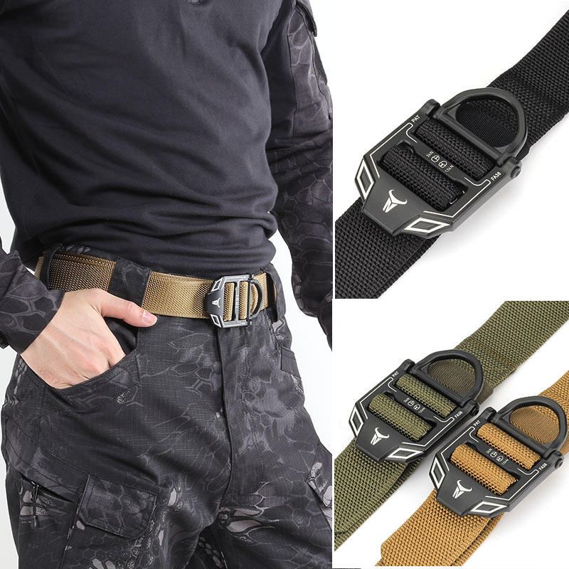 125cm Enniu E24 Military Fan Tactical Belt Funch Free Outdoor Nylonový Pas Pro Muže Ženy