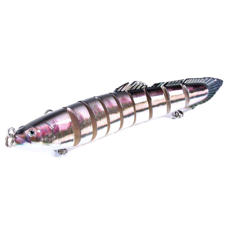 1ks 14cm 21.4g Mini Fishing Tvrdá Návnada Umělá Swimbait Ryby Devět Vázaných Ryb Simulace Rybářská