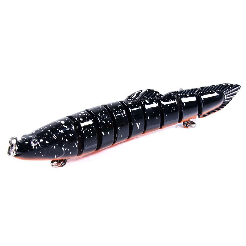 1ks 14cm 21.4g Mini Fishing Tvrdá Návnada Umělá Swimbait Ryby Devět Vázaných Ryb Simulace Rybářská