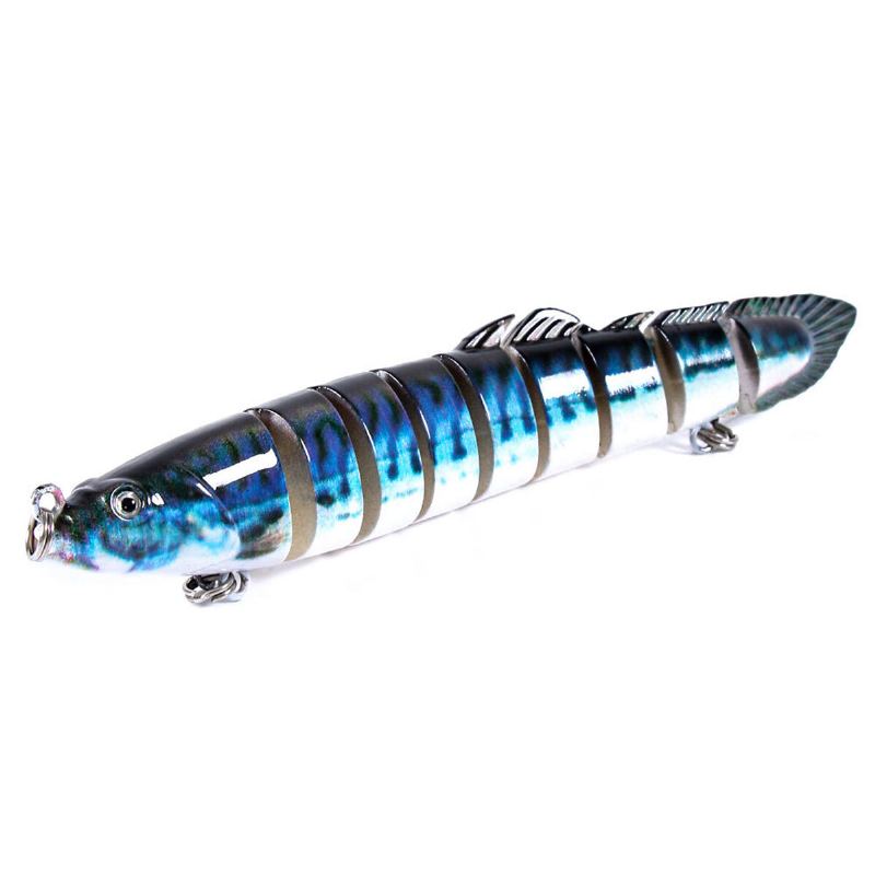 1ks 14cm 21.4g Mini Fishing Tvrdá Návnada Umělá Swimbait Ryby Devět Vázaných Ryb Simulace Rybářská