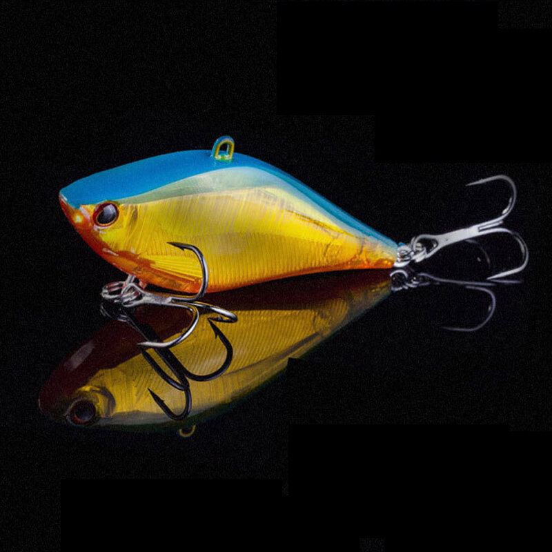 1ks 6.3cm 14g Jerkbait Hard Vib Lures Crankbait Fishing Lure Woblery S Trojháčkem