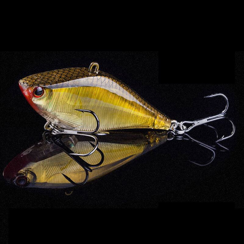 1ks 6.3cm 14g Jerkbait Hard Vib Lures Crankbait Fishing Lure Woblery S Trojháčkem