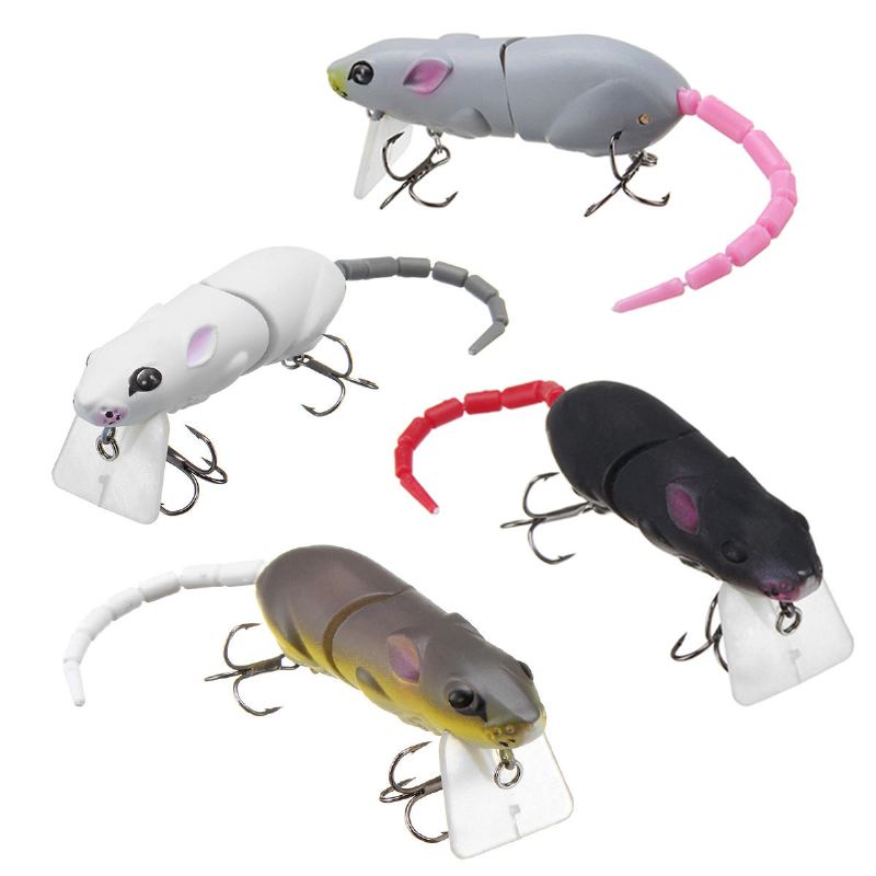 25 cm 15.5 G Jointed Rat Fishing Lure Myš Plovoucí Crankbait Sea Topwater 3d Eyes Umělé Návnady