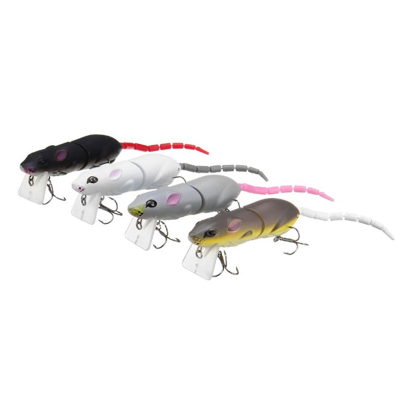 25 cm 15.5 G Jointed Rat Fishing Lure Myš Plovoucí Crankbait Sea Topwater 3d Eyes Umělé Návnady