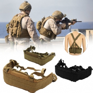 600d Oxford Cloth Tactical Duty Belt Měkký Polstrovaný Pás S Podvazkovým Popruhem Kempování Lov Rybaření