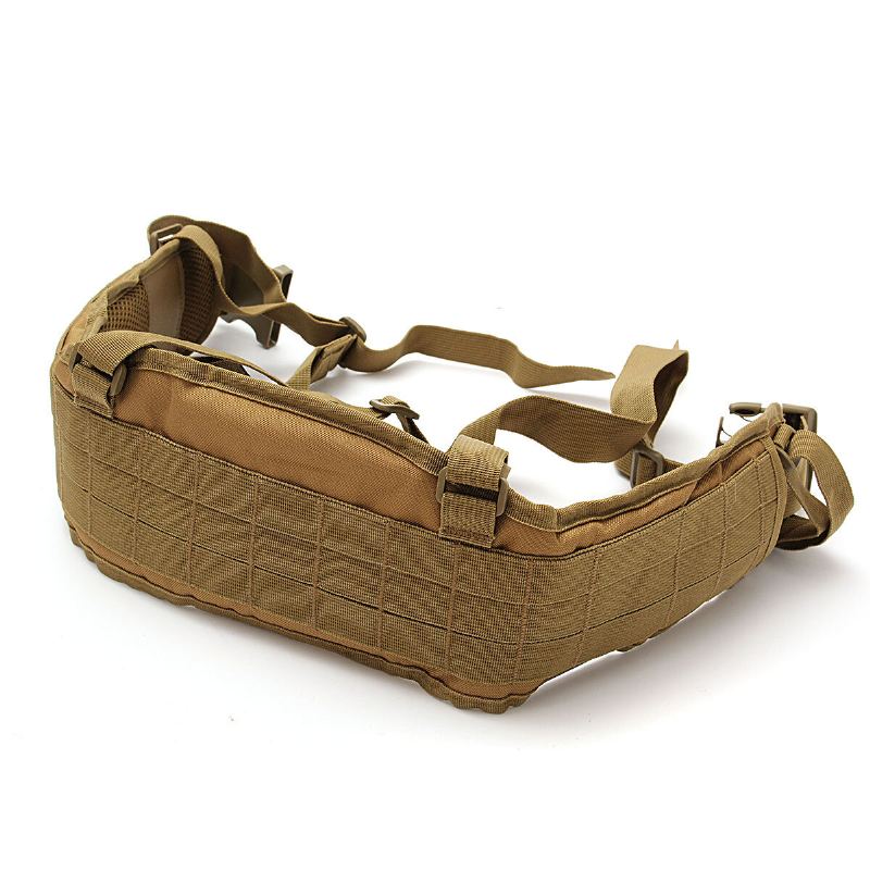 600d Oxford Cloth Tactical Duty Belt Měkký Polstrovaný Pás S Podvazkovým Popruhem Kempování Lov Rybaření