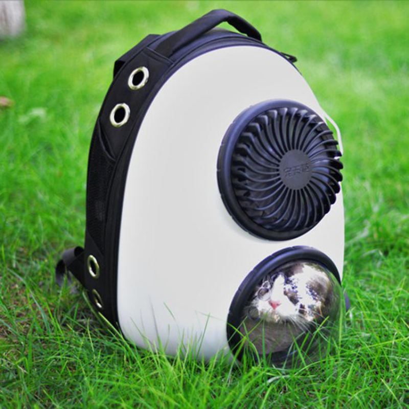 Abs Ventilátor Astronaut Capsule Backpack Přenosný Venkovní Vak Pro Domácí Mazlíčky Prodyšný Pro Kočko-psa