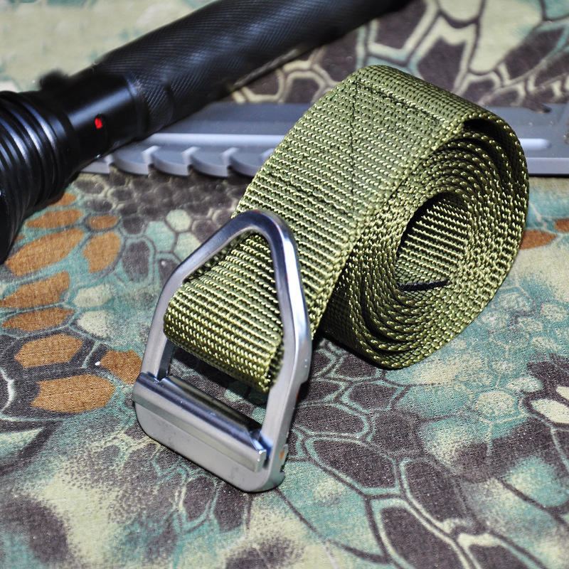 D3s 120 cm Bez Průrazu D Přezka Heavy Duty Tactical Belt Max Nosnost 500 Kg Pro Kemping Lov Horolezectví