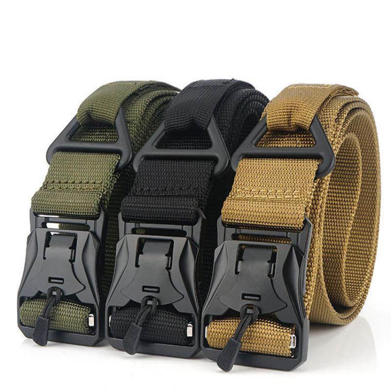 Enniu Ds3 125cm Zinková Slitina Heavy Duty Tactical Belt Venkovní Nylonové Volnočasové Pasy