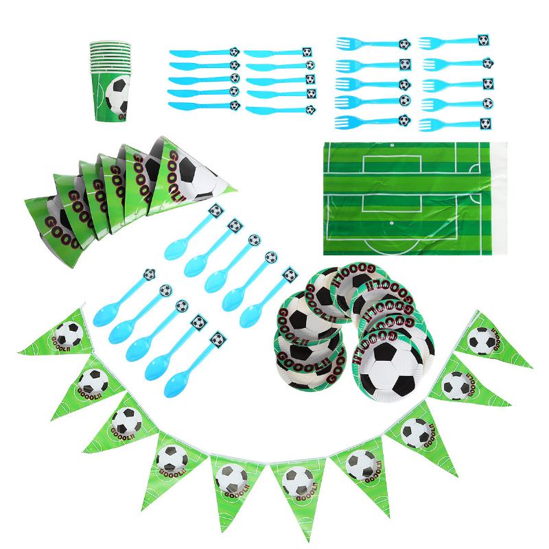 Fotbal Téma Party Dekorace Pro Děti Narozeninová Párty Event Slavnostní Potřeby