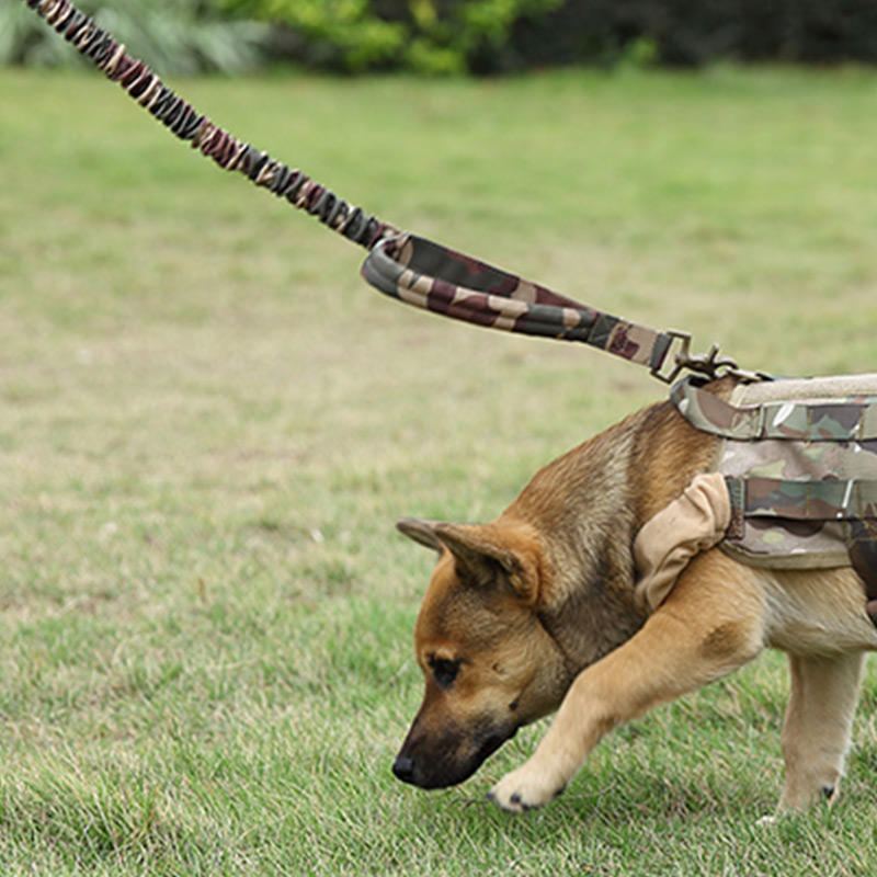 Kaload Zy035 1000d Nylonový Multifunkční Armádní Výcvikový Pes Bungee Vodítko Lovecké Taktické Tažné Lano Pro Psy