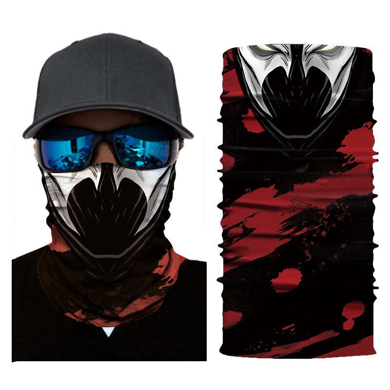 Lebka Multifunkční Šátek Na Obličej Maska Proti Prachu Na Hlavu Ochrana Uv Záření Krční Návleky Slunci Pro Rybaření Motocykl Běh Horolezectví