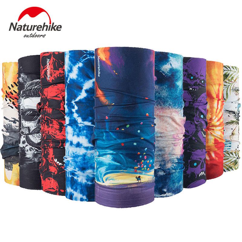 Naturehike 50*25cm Outdoor Sport Cyklistika Rybaření Polyesterový Šátek Náramek Na Hlavu Ochranná Maska