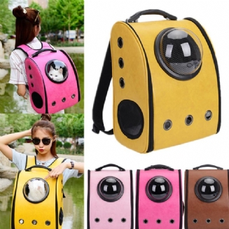 Pet Astronaut Capsule Backpack Přenosný Outdoor Pet Bag Prodyšný Batoh Pro Kočky A Psy