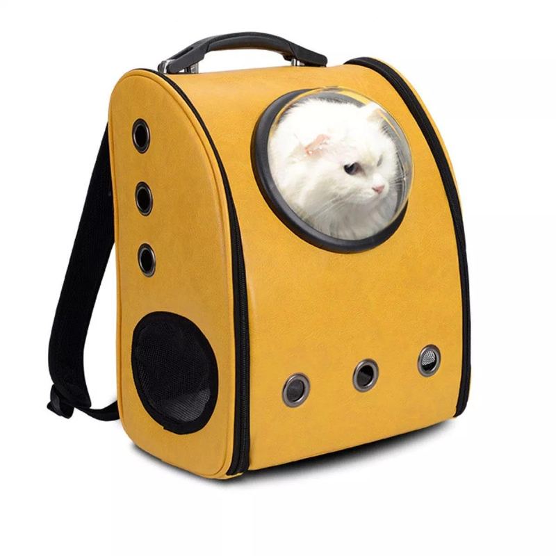 Pet Astronaut Capsule Backpack Přenosný Outdoor Pet Bag Prodyšný Batoh Pro Kočky A Psy