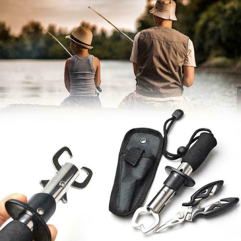 Přímá Rukojeť / Pistole / T Rybářské Kleště Nerezová Ocel Odstraňovač Háčků Gripper Grip Holder Tackle