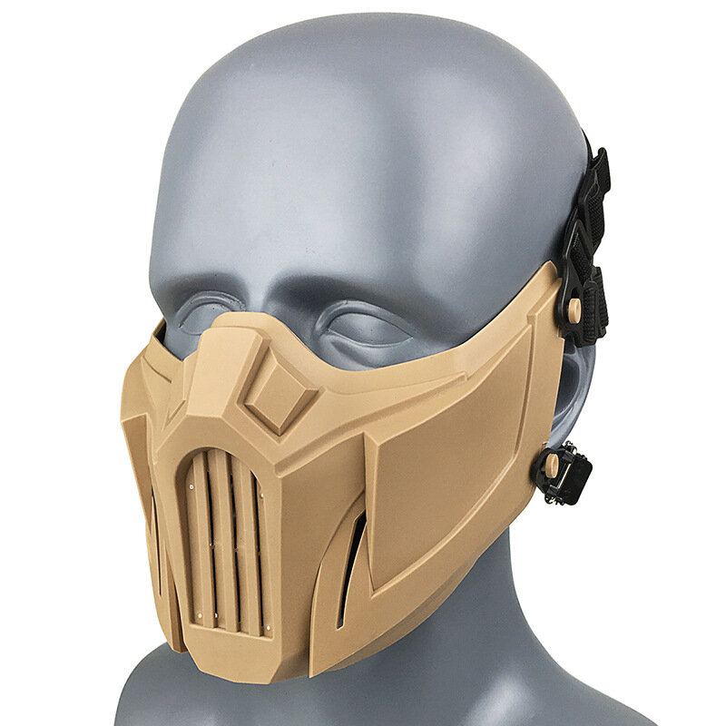 Protiprachová Prodyšná Cs Maska Bezpečnostní Ochranná Taktická Poloobličejová Nastavitelné Elastické Obvazové Masky