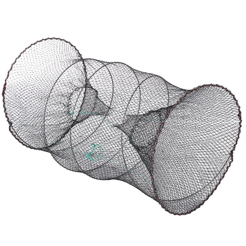 Průměr 25-50 cm Skládací Rybářská Síť Klec Krabi Ryby Crawdad Past Na Návnadu Na Krevety Odlévané Pouzdro Na Ponor Rybářské Potřeby