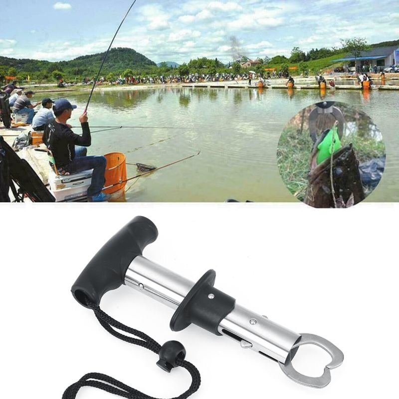 Rovná Rukojeť / Pistole Rybářské Kleště Nerezová Ocel Odstraňovač Háčků Gripper Grip Holder Tackle